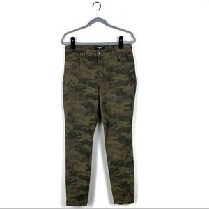 Nine West Gramercy Skinny Ankle Jean Army Fatigue